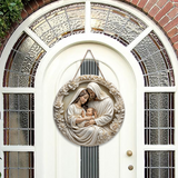 Holy Family & Nativity Holly Wood Hangings — A Piece of Heaven at Home