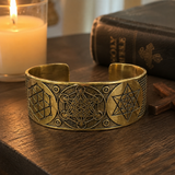 Metatron Adjustable Copper Bracelet