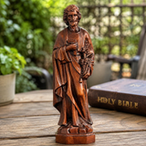 Joseph Wooden Round Tabletop Ornament