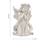 Little angel statue mini angel sculpture statue indoor and outdoor home garden decoration vintage decorative gifts