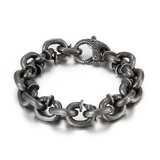 Men's Stainless Steel Spike Bracelet