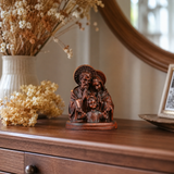 Holy Family Round Wooden Tabletop Ornament