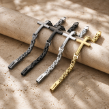 Vintage Rock Gothic Cross Bracelet