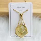 2023 Crystal Stone Holder Necklace - Free (Crystal) Gift Included