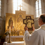 Good Shepherd Wooden Cross: A Religious Gift of Endless Care & Guidance