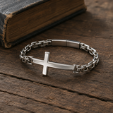 Vintage Rock Gothic Cross Bracelet