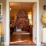Handcrafted Beechwood Jesus Thorn Crown Wall Hanging — A Sacred Reminder of His Everlasting Love