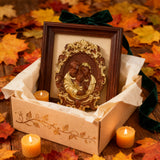 Bgcopper Holy family Nativity Wood Carving Gift Religious Family Wall Decor