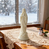 Our Lady of Lourdes Scented Candle: A Sacred Glow of Devotion & Tranquility