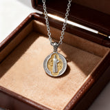 St. Benedict Home Blessing Titanium Steel Pendant