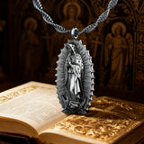 Our Lady of Guadalupe S925k Silver Necklace