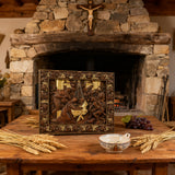 Nativity Scene Wooden Plaque – A Handcrafted Reminder of Christ's Birth 🕊️