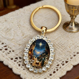 Nativity Scene Pendant & Keychain: A Radiant Tribute to the First Christmas