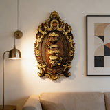 Three Sacred Hearts of the Holy Family Wall Hanging Art work Personalized Religious Gift wooden decor