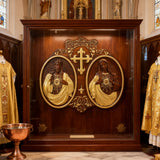 Sacred Heart of Jesus and Heart of Mary Plaque - 2023 New Religious Christmas Gift