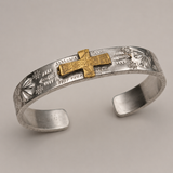 Mayan Tribal Totem Cross Bracelet