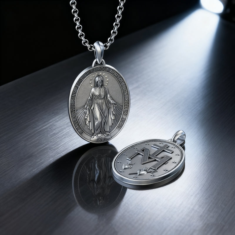 New Miraculous Medal Necklace