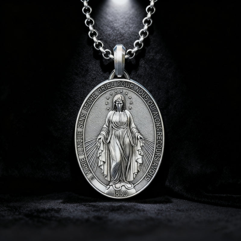 New Miraculous Medal Necklace