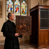 St. George the Victorious Hand-Carved Wood Icon – A Symbol of Courage & Faith