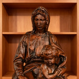 Bruges Madonna Statue: Hand-Carved Beechwood, Woven With Faith and Story