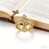 Cross Statement Ring: Wear Your Faith With Bold Elegance