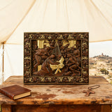 Nativity Scene Wooden Plaque – A Handcrafted Reminder of Christ's Birth 🕊️