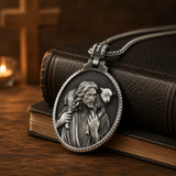 The Good Shepherd Sterling Silver Necklace - Sacred Symbol of Christ's Loving Care - John 10:14