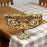 Enamel Hanukkah Menorah