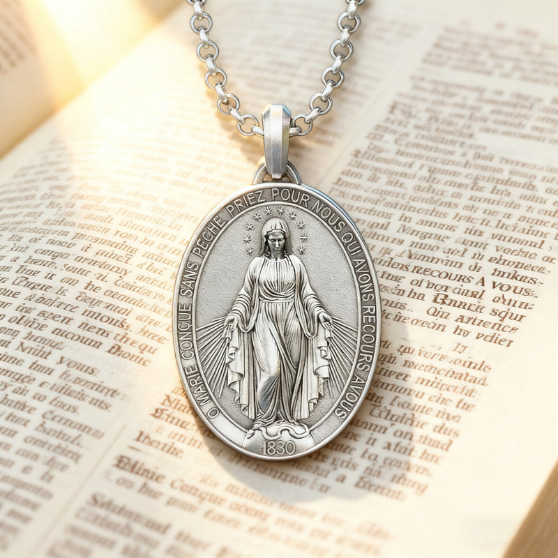 New Miraculous Medal Necklace