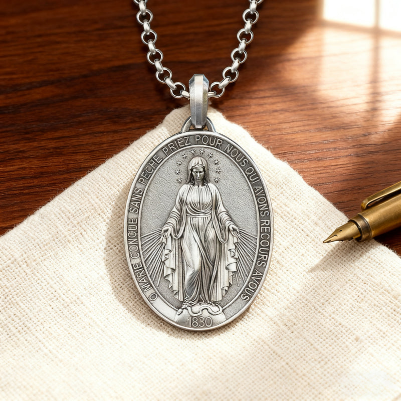 New Miraculous Medal Necklace
