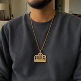 The Last Supper Jesus Crucifix Iced‑Out Stainless Steel Men’s Necklace