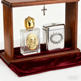 Exclusive Handcrafted St. Benedict Holy Water Bottle: A Vessel of Blessing & Protectionsbs