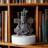 Sacred Light Christmas Candle - Christ King & Holy Mary Edition | Natural Soy Wax Christian Candles for Advent Worship & Prayer