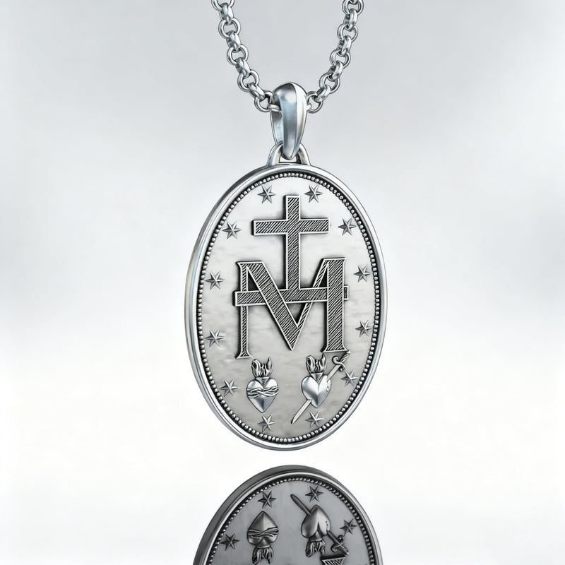 New Miraculous Medal Necklace