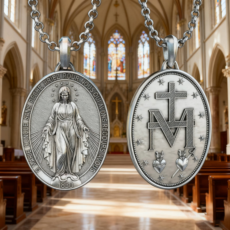 New Miraculous Medal Necklace