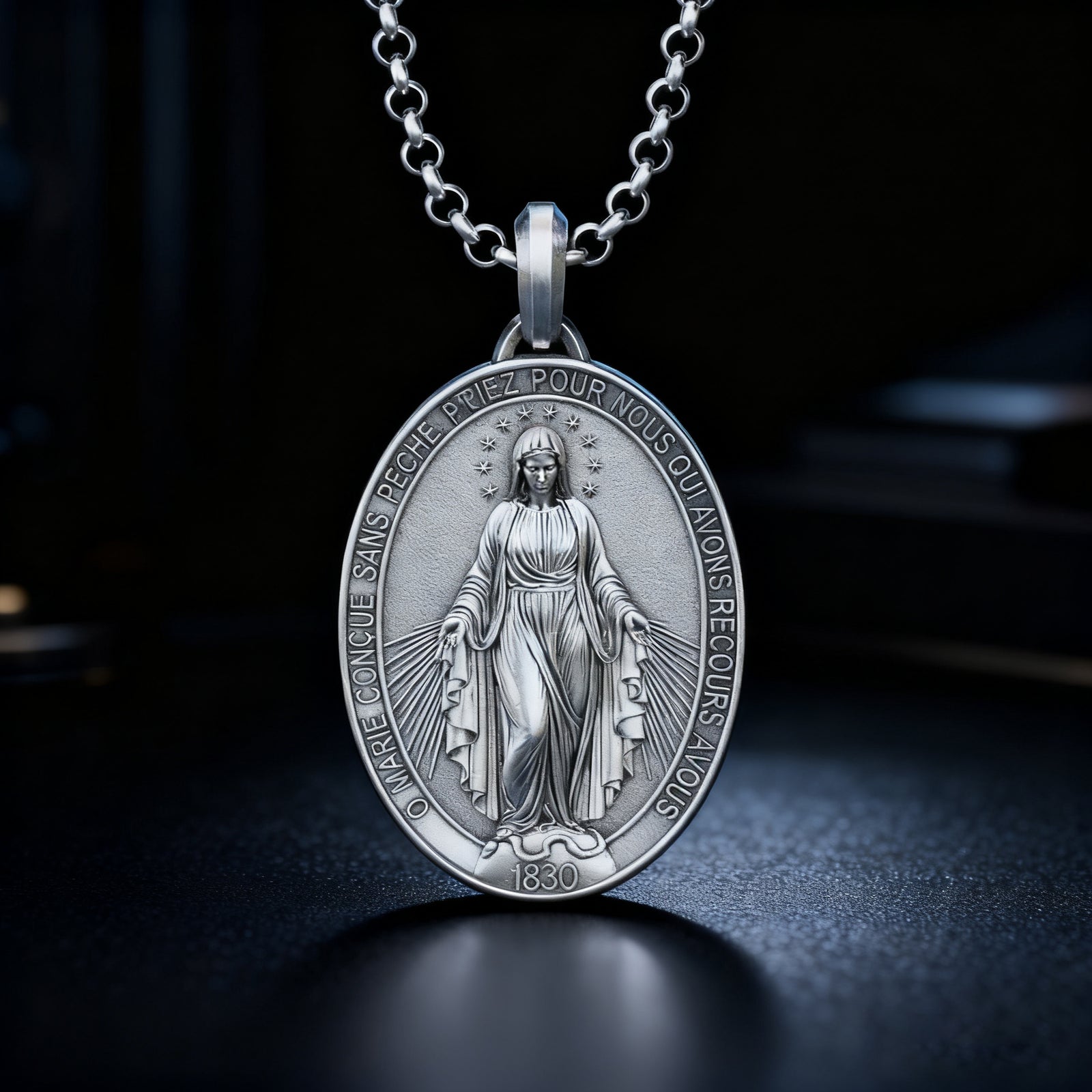 New Miraculous Medal Necklace – BGCOPPER