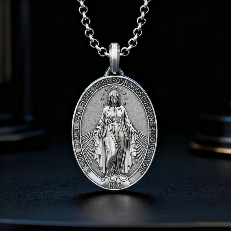 New Miraculous Medal Necklace