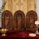 Sacred Heart of Jesus Arch Wooden Tabletop Decor