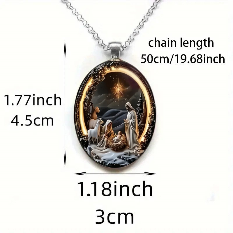 Christmas Nativity 3D Relief Pendant - BGCOPPER Anniversary Limited ($9.90)