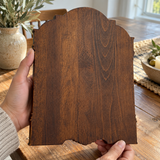 Hand-Carved Beech Wood Menorah & Olive Tree Plaque – Jewish Faith Home Décor