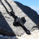 Golden St. Benedict Exorcism Cross - Blessings to you and your family