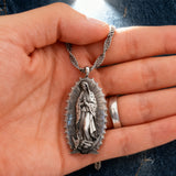 Our Lady of Guadalupe S925k Silver Necklace