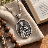St Peter Necklace/the patron saint of net makers, boat builders ,fishermen, locksmiths, shoemakers and foot patients