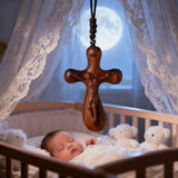 Bgcopper Rosewood Crucifix of Jesus' Passion (Necklace & Car Charm Options)