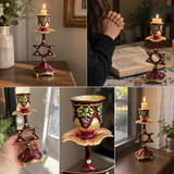 Vintage Burgundy Star of David Candle Holder – Faith & Heritage Home Decor