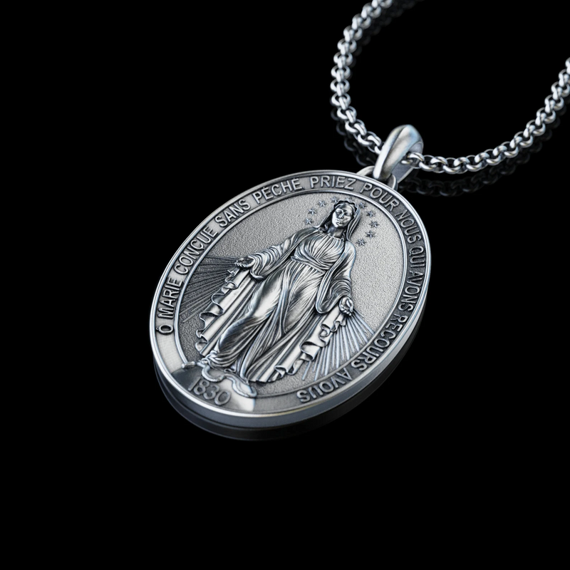 New Miraculous Medal Necklace