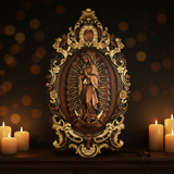 A Handcrafted Sanctuary: Our Lady of Guadalupe Wood Carving