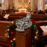 Double Sided 925 Sterling Silver Religious Pendant - Crucifixion of Christ & St. Michael Medal - Choose from 5 Chain Styles - Free Polishing Cloth