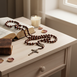 Handmade Christian St. Benedict Cross Rosary