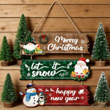 Christmas & New Year Wooden Hanging Signs: Rustic Holiday Cheer for Your Home for Christian home decor and prayer spaces